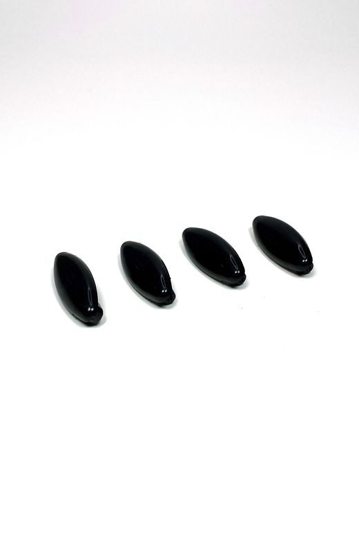 Royaleks RT-RYL-HMR10106 4 Adet Plastik Çengelli Eşarp Ve Şal İğnesi Siyah 4 Cm