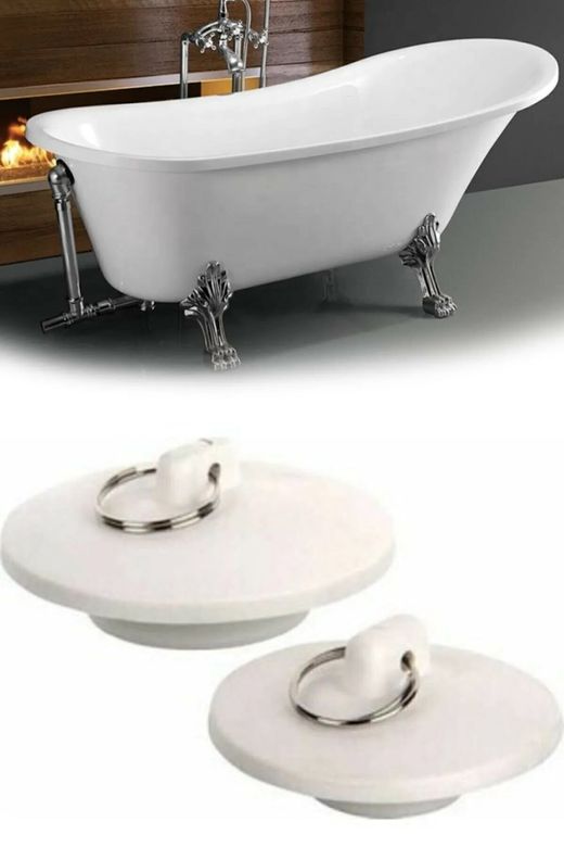 Royaleks RT-RYL-HMR10289 Banyo Küvet Lavabo Tıpası Lavabo Gider Tıkacı 2Li