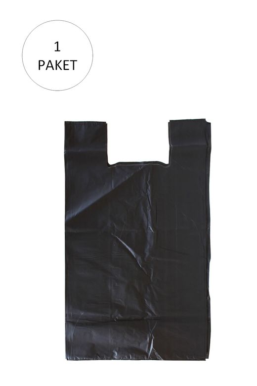 Royaleks RT-RYL-HMR11001 Siyah Hışır Atlet Poşet Mini Boy 22X31 Cm 1 Paket Takriben 500 Adet