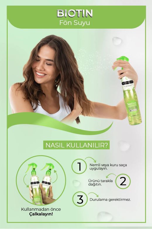 Royaleks RT-RYL-HMR24298 Biotin Çift Fazlı Saç Kondisyoner Fön Suyu 400 Ml - Mrfs