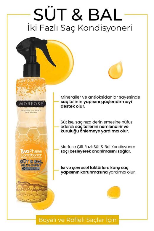 Royaleks RT-RYL-HMR24301 Çift Fazlı Süt & Bal Kondisyoner Fön Suyu 400 Ml - Mrfs
