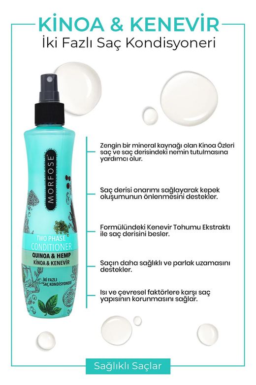 Royaleks RT-RYL-HMR24305 Çift Fazlı Kinoa & Kenevir Kondisyoner Fön Suyu 240 Ml - Mrfs