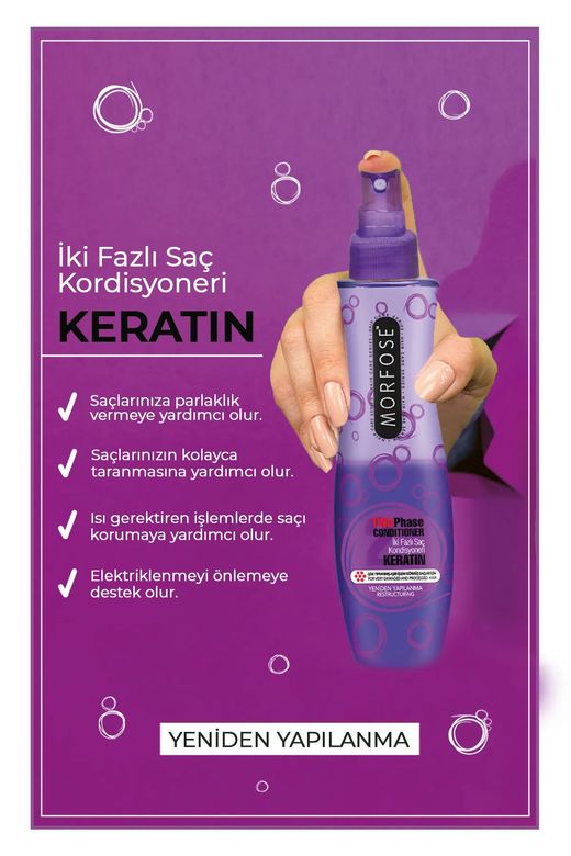 Royaleks RT-RYL-HMR24306 Keratin Çift Fazlı Kondisyoner Fön Suyu 240 Ml - Mrfs