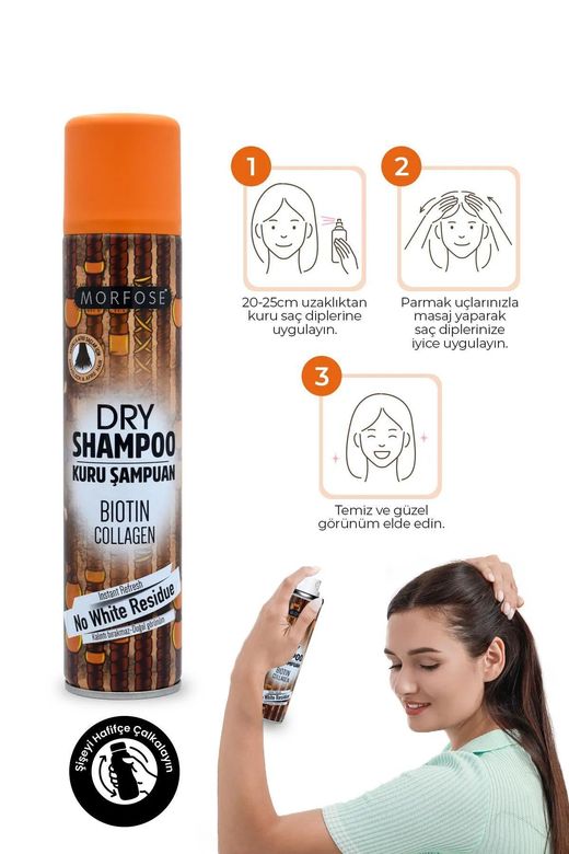 Royaleks RT-RYL-HMR24315 Kuru Şampuan Biotin Collagen 200 Ml - Rastalı Saçlar - Mrfs