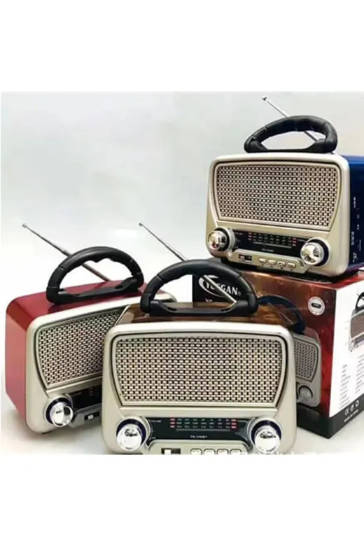ROZIA 4321 Rozıa Retro Radyo Fm/am/sw Antika Tarzı, Düğmeli Nostaljik Radyo Yg-1184Bt
