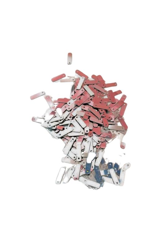 RT-RYL-B-0021-40 Koyu Pembe 15 X 5 Mm Dantel Oya Yazma Halhal Abiye Lazer Kesim Pul 1000 Adet / 40 Gram