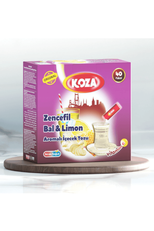 RT-RYL-HMR14722x Koza Tek İçimlik Zencefil Bal Limon Aromalı Toz İçecek 40'lı