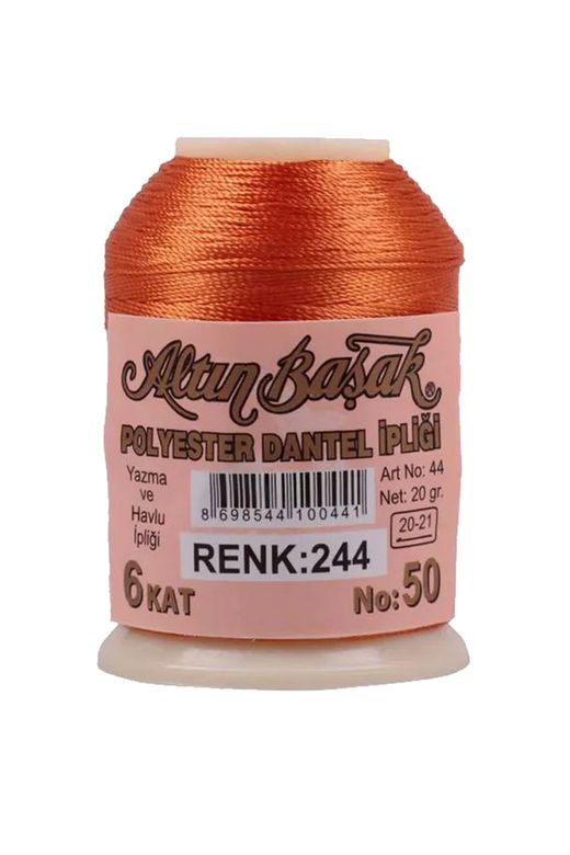 RT-RYL-HMR16726 3 Adet Altınbaşak Oya Ve Dantel İpi 20 Gr - Royaleks - No: 244