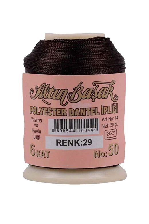 RT-RYL-HMR16743 3 Adet Altınbaşak Oya Ve Dantel İpi 20 Gr - Royaleks - No: 029