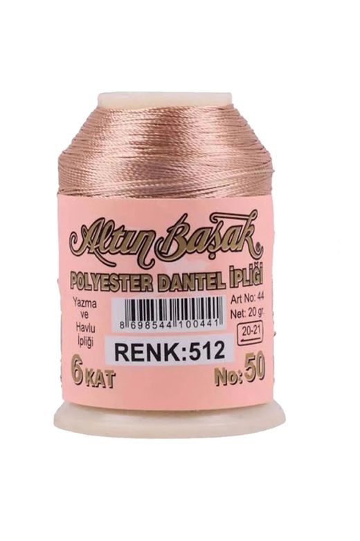 RT-RYL-HMR16748 3 Adet Altınbaşak Oya Ve Dantel İpi 20 Gr - Royaleks - No: 512