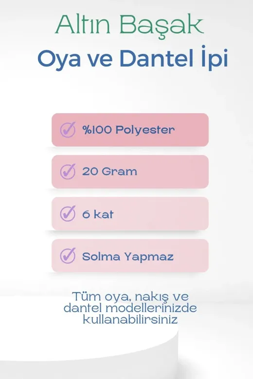 RT-RYL-HMR16798-1 Altınbaşak Oya Ve Dantel İpi 20 Gr - Royaleks - No: 111