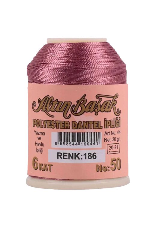 RT-RYL-HMR16800 3 Adet Altınbaşak Oya Ve Dantel İpi 20 Gr - Royaleks - No: 186