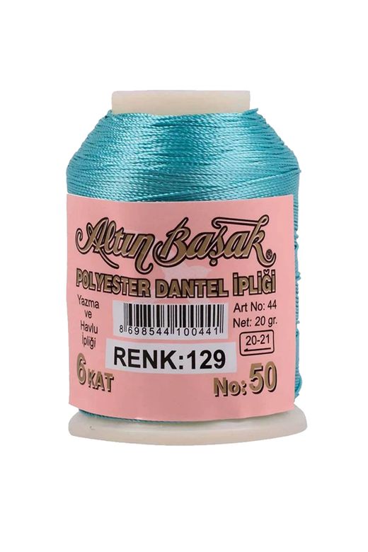RT-RYL-HMR16843 3 Adet Altınbaşak Oya Ve Dantel İpi 20 Gr - Royaleks - No: 129