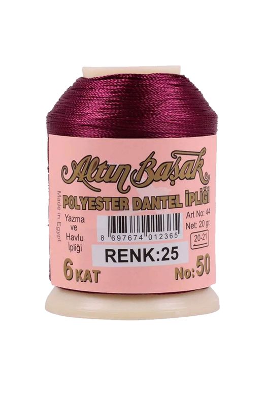 RT-RYL-HMR17355 3 Adet Altınbaşak Oya Ve Dantel İpi 20 Gr - Royaleks - No: 650 - 025 - 292