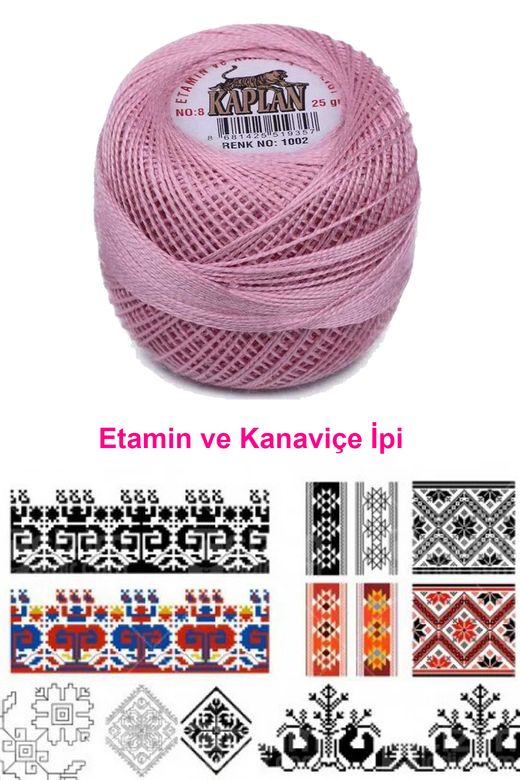 RT-RYL-HMR17563 Kaplan Etamin Ve Kanaviçe İpi 8 No Kod/renk: 1002 - Royaleks