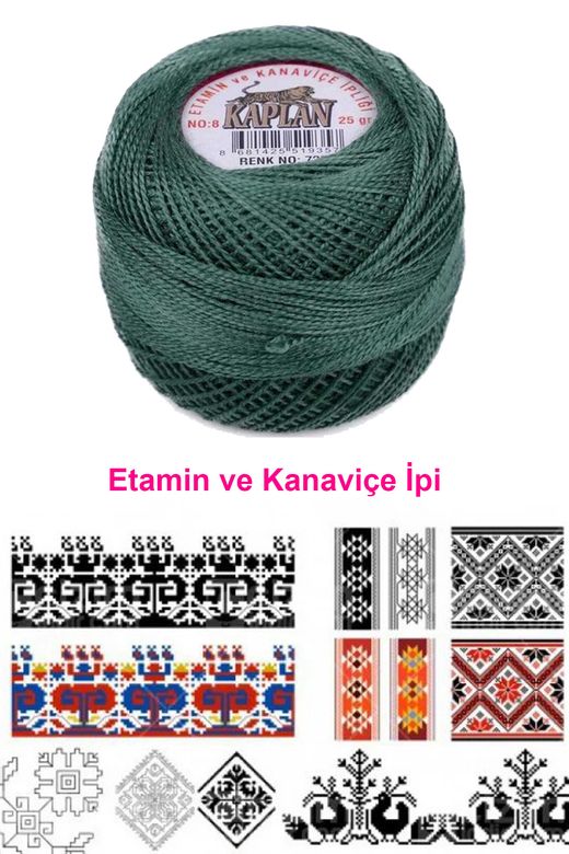 RT-RYL-HMR17575 Kaplan Etamin Ve Kanaviçe İpi 8 No Kod/renk: 726 - Royaleks