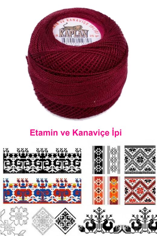 RT-RYL-HMR17622 Kaplan Etamin Ve Kanaviçe İpi 8 No Kod/renk: 902 - Royaleks