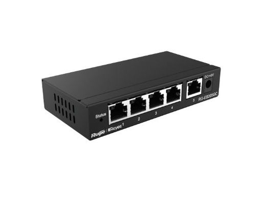 Ruijie Reyee RG-ES205GC-P 5 Port Gigabit 54W PoE Yönetilebilir Switch