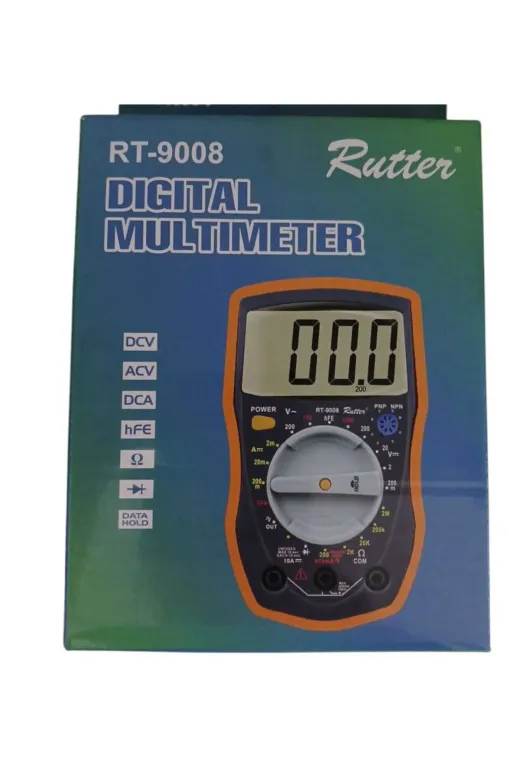 RUTTER RT9008 Dijital Multimetre Avometre