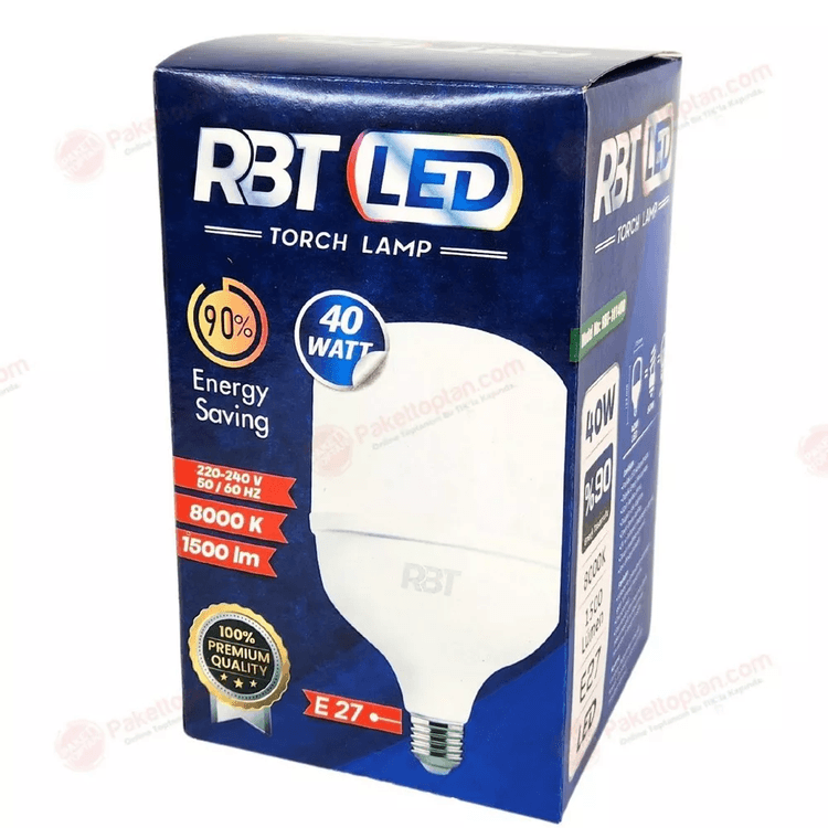 RXsDkgbMth Rbt Led Ampul 40W E27 Duy Enerji Tasarruflu 8000K 1500Lm 4 Adet