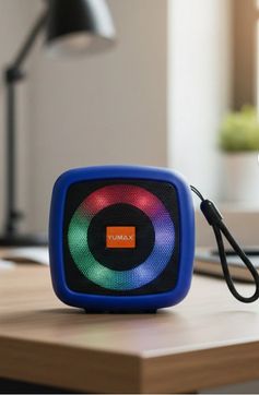 s12mavi Rgb Işıklı Bluetooth Hoparlör 5W | Ipx4 Suya Dayanıklı | Mini Taşınabilir Kablosuz Speaker Mavi