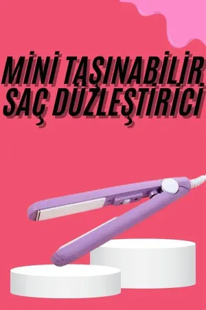 Saç Düzleştirici Pürüzsüz Parlaklık Seyahat Tipi Taşınabilir Serak Kaplama