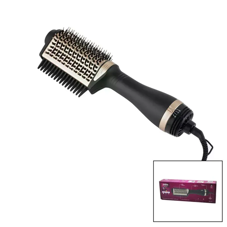 Saç Kurutma - Şekil Makinesi 3 Kademe Isı Ayarı 360 Derece Dönen Kablo Serak Kaplama Fırça 1200W SHD