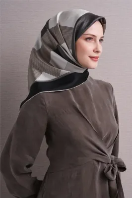 Saf İpek Twill Eşarp 9610D 84