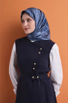 Saf İpek Twill Eşarp 9617D 02