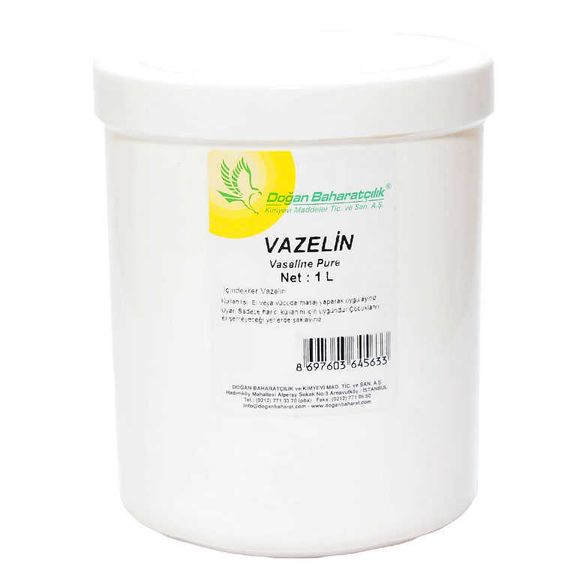 Saf Vazelin Beyaz 1 Lt Pet Kanoz