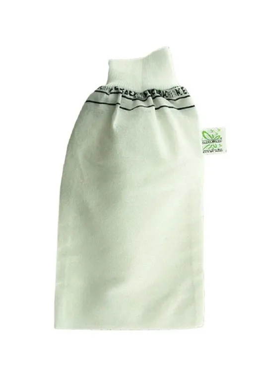SAFE GROUP 5428652260668 2 Adet Kalın Siyah Ve Beyaz Hamam Kesesi 25X17 Cm