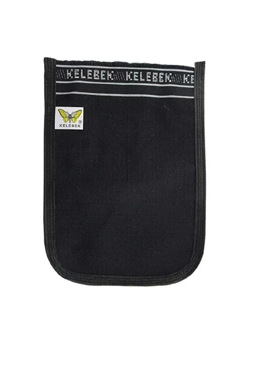 SAFE GROUP 5428652260668 2 Adet Kalın Siyah Ve Beyaz Hamam Kesesi 25X17 Cm