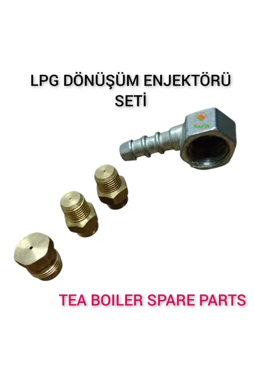 SAFİR ÇAY KAZANLARI 261220241 Çay Makinesi Lpg Dönüşüm Enjektörü Lpg Safir Dönüşüm Kiti