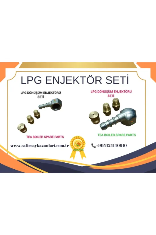 SAFİR ÇAY KAZANLARI 261220241 Çay Makinesi Lpg Dönüşüm Enjektörü Lpg Safir Dönüşüm Kiti