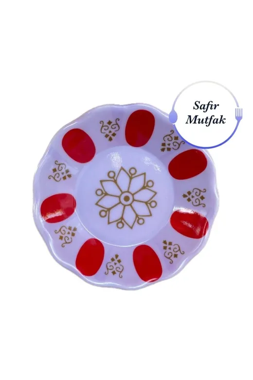 Safir ÇYT 6 Adet Melamin Kahveci Çay Tabağı