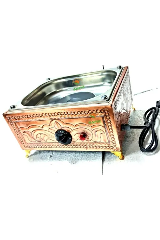 Safir ORTA BOY KUMDA KAHVE MAKİNESİ Bakır Kumda Kahve Makinesi Orta Boy 35X28 Cm Bakır Kumda Kahve Közde Kahve
