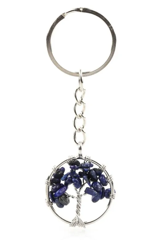 Safnaturel sn262468651651 Lapis Lazuli Doğal Taş Anahtarlık