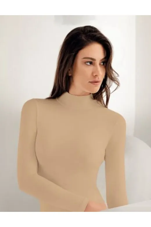 Şahinler MB1036-BY Ten Renk Uzun Kollu Balıkçı Yaka Body Yeni Sezon