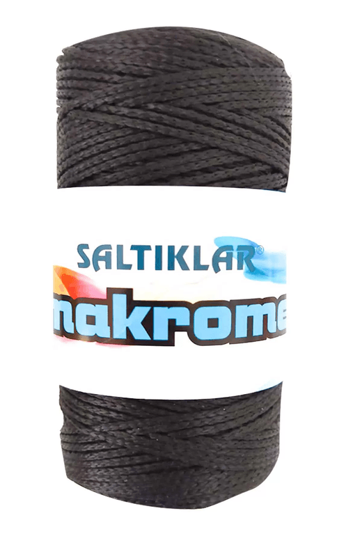 SALTIKLAR RT-PGIJVXPRSY 1 Adet Polyester Makrome İpi Syh Siyah 100 Gr