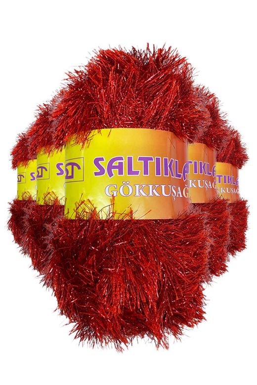SALTIKLAR RT-RYL-4-5ARSLGK04 5 Adet Gökkuşağı El Örgü İpi Yünü 04