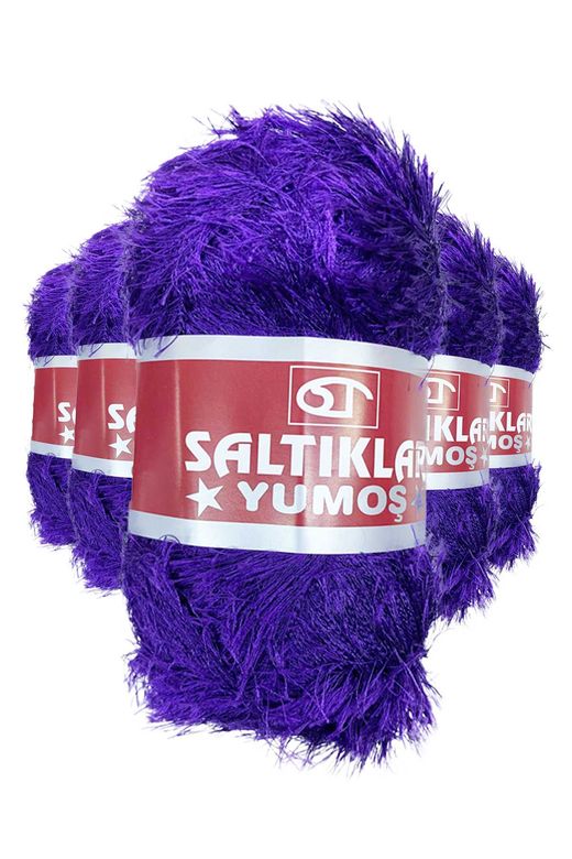 SALTIKLAR RT-RYL-5-3ARSLYM109 5 Adet Yumoş Sakallı El Örgü Ipi Yünü 109