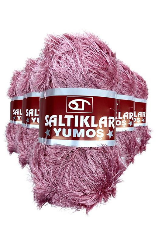 SALTIKLAR RT-RYL-5-3ARSLYM28 5 Adet Yumoş Sakallı El Örgü Ipi Yünü 28