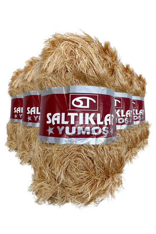 SALTIKLAR RT-RYL-5-3ARSLYM54 5 Adet Yumoş Sakallı El Örgü Ipi Yünü 54