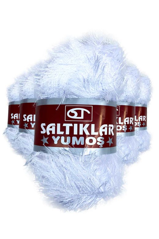 SALTIKLAR RT-RYL-5-3ARSLYMOPT 5 Adet Yumoş Sakallı El Örgü Ipi Yünü Optik
