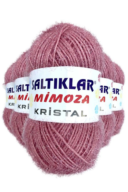 SALTIKLAR RT-RYL-5ARSLMK28 5 Adet Mimoza Kristal Işıltılı Şal Patik Yelek İpi 28