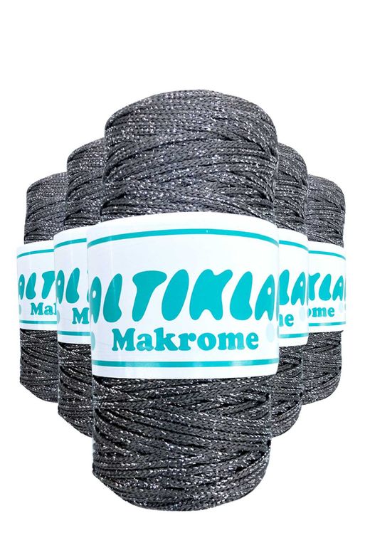 SALTIKLAR RT-RYL-5ASTSS-420 5 Adet Polyester Simli Makrome İpi S-420
