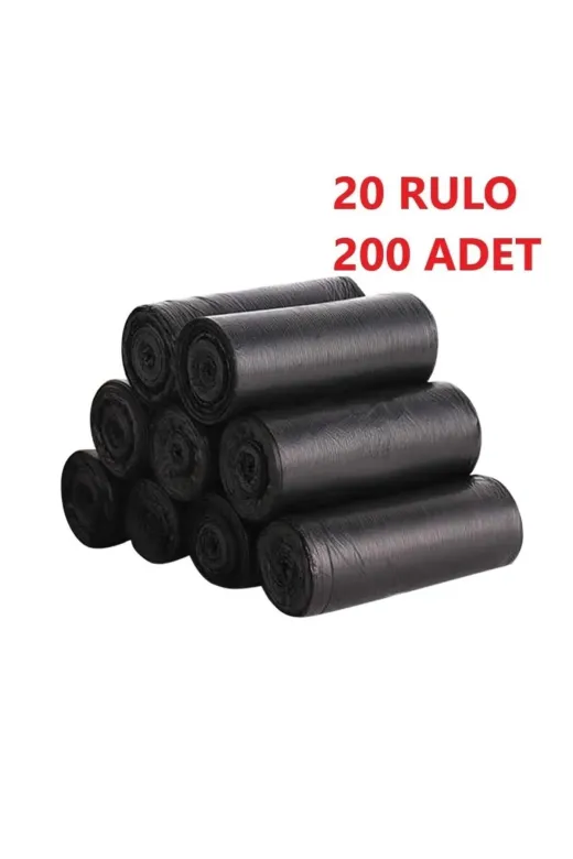 SAMET AMBALAJ TYBHO0ZJJD1GJ07M55 80*110 Çöp Poşeti 300 Gr (20 Rulo-200 Adet)
