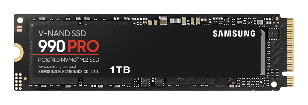 Samsung 990 Pro 1TB M.2 NVMe SSD (7450/6900 MB/s)