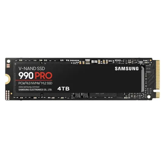 Samsung 990 Pro 4TB M.2 NVMe SSD 7450 MB/s Okuma
