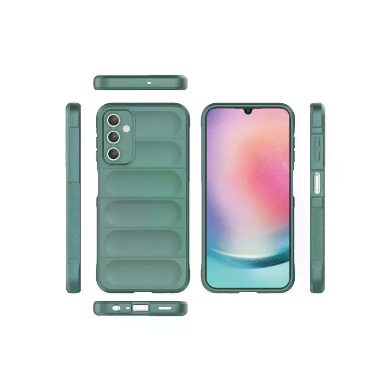Samsung A36 Kılıf Optimum Silikon - Koyu Yeşil
